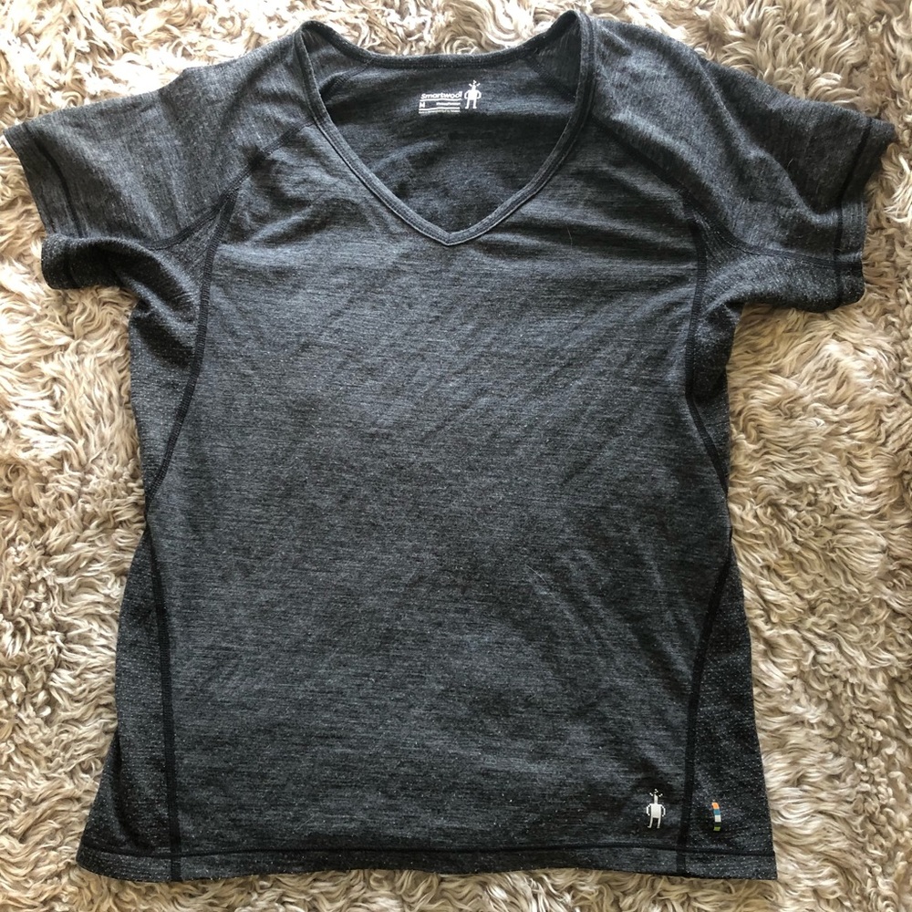 Smartwool PhD Ultra Light Short Sleeve medium gray